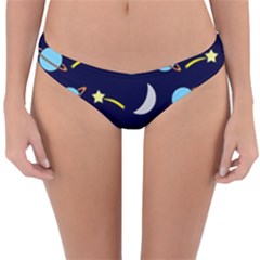 Space-pattern-colour Reversible Hipster Bikini Bottoms by Jancukart