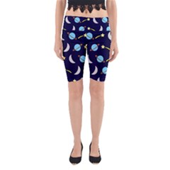 Space-pattern-colour Yoga Cropped Leggings