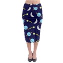 Space-pattern-colour Midi Pencil Skirt View1