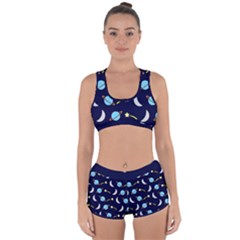 Space-pattern-colour Racerback Boyleg Bikini Set by Jancukart