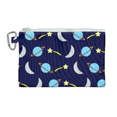 Space-pattern-colour Canvas Cosmetic Bag (large)