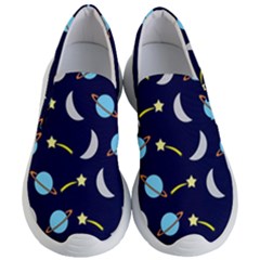 Space-pattern-colour Women s Lightweight Slip Ons