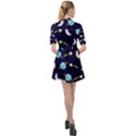 Space-pattern-colour Belted Shirt Dress View2