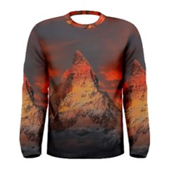 Switzerland-zermatt-mountains-snow- Men s Long Sleeve Tee