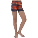 Switzerland-zermatt-mountains-snow- Kids  Lightweight Velour Yoga Shorts View1