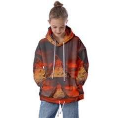 Switzerland-zermatt-mountains-snow- Kids  Oversized Hoodie by Jancukart