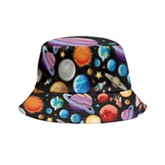 Background-with-many-planets-space Bucket Hat by Jancukart