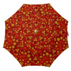 Seamless-pattern-slavic-folk-style Straight Umbrellas