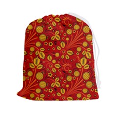 Seamless-pattern-slavic-folk-style Drawstring Pouch (2xl) by Jancukart