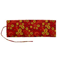 Seamless-pattern-slavic-folk-style Roll Up Canvas Pencil Holder (m)