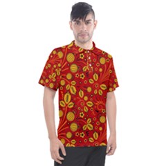 Seamless-pattern-slavic-folk-style Men s Polo Tee