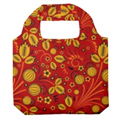 Seamless-pattern-slavic-folk-style Premium Foldable Grocery Recycle Bag