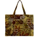 Forest-vintage-seamless-background-with-owls Zipper Mini Tote Bag View1