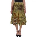 Forest-vintage-seamless-background-with-owls Perfect Length Midi Skirt View1