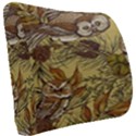 Forest-vintage-seamless-background-with-owls Seat Cushion View2