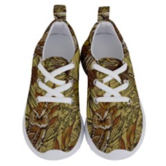 Forest-vintage-seamless-background-with-owls Running Shoes by Jancukart