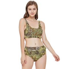 Forest-vintage-seamless-background-with-owls Frilly Bikini Set