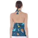 Seamless-pattern-vector-submarine-with-sea-animals-cartoon Babydoll Tankini Top View2