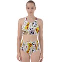 Vector-seamless-pattern-nice-animals-cartoon Racer Back Bikini Set View1