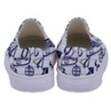 Hand-drawn-back-school-pattern Kids  Canvas Slip Ons View4