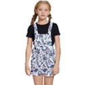 Hand-drawn-back-school-pattern Kids  Short Overalls View1