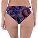 Floral-wallpaper-pattern-with-engraved-hand-drawn-flowers-vintage-style Reversible Classic Bikini Bottoms View2