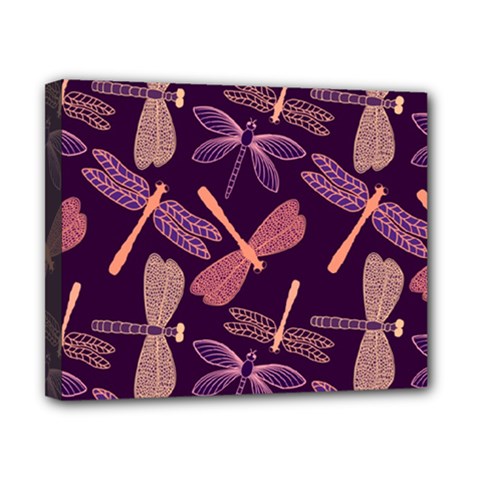 Dragonfly-pattern-design Canvas 10  X 8  (stretched)