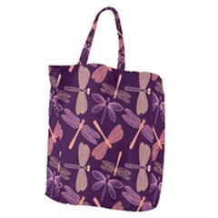 Dragonfly-pattern-design Giant Grocery Tote