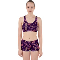 Dragonfly-pattern-design Work It Out Gym Set by Jancukart