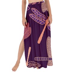 Dragonfly-pattern-design Maxi Chiffon Tie-up Sarong