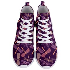 Dragonfly-pattern-design Men s Lightweight High Top Sneakers by Jancukart