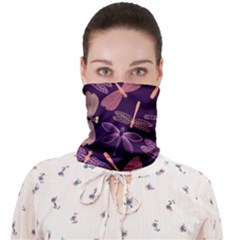 Dragonfly-pattern-design Face Covering Bandana (adult) by Jancukart