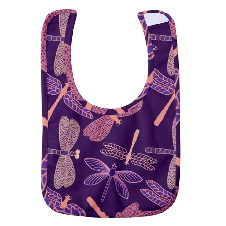 Dragonfly-pattern-design Baby Bib