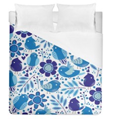 Pattern-with-birds Duvet Cover (queen Size)