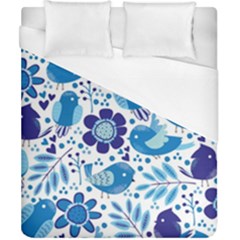 Pattern-with-birds Duvet Cover (california King Size)