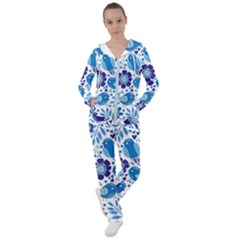 Pattern-with-birds Women s Tracksuit by Jancukart