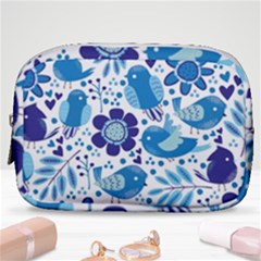 Pattern-with-birds Make Up Pouch (small)