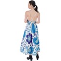 Pattern-with-birds Tie Back Maxi Dress View2