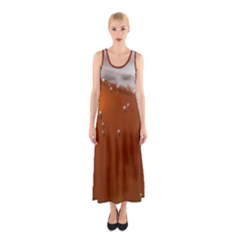 Bubble Beer Sleeveless Maxi Dress