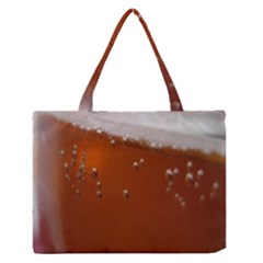 Bubble Beer Zipper Medium Tote Bag