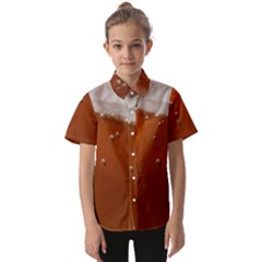 Bubble Beer Kids  Short Sleeve Shirt