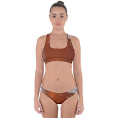 Bubble Beer Cross Back Hipster Bikini Set