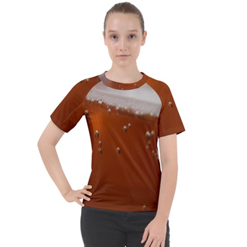 Bubble Beer Women s Sport Raglan Tee by artworkshop