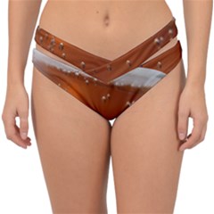 Bubble Beer Double Strap Halter Bikini Bottom