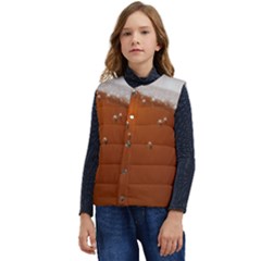 Bubble Beer Kid s Short Button Up Puffer Vest	