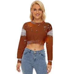 Bubble Beer Lightweight Long Sleeve Sweatshirt