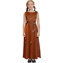 Bubble Beer Kids  Satin Sleeveless Maxi Dress by artworkshop