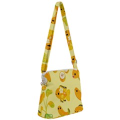 Banana Cichlid Zipper Messenger Bag