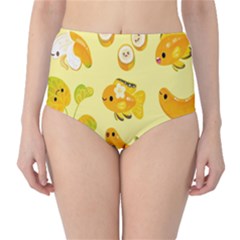 Banana Cichlid Classic High-waist Bikini Bottoms