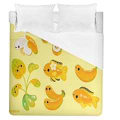 Banana Cichlid Duvet Cover (queen Size) by artworkshop